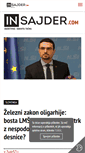 Mobile Screenshot of insajder.com